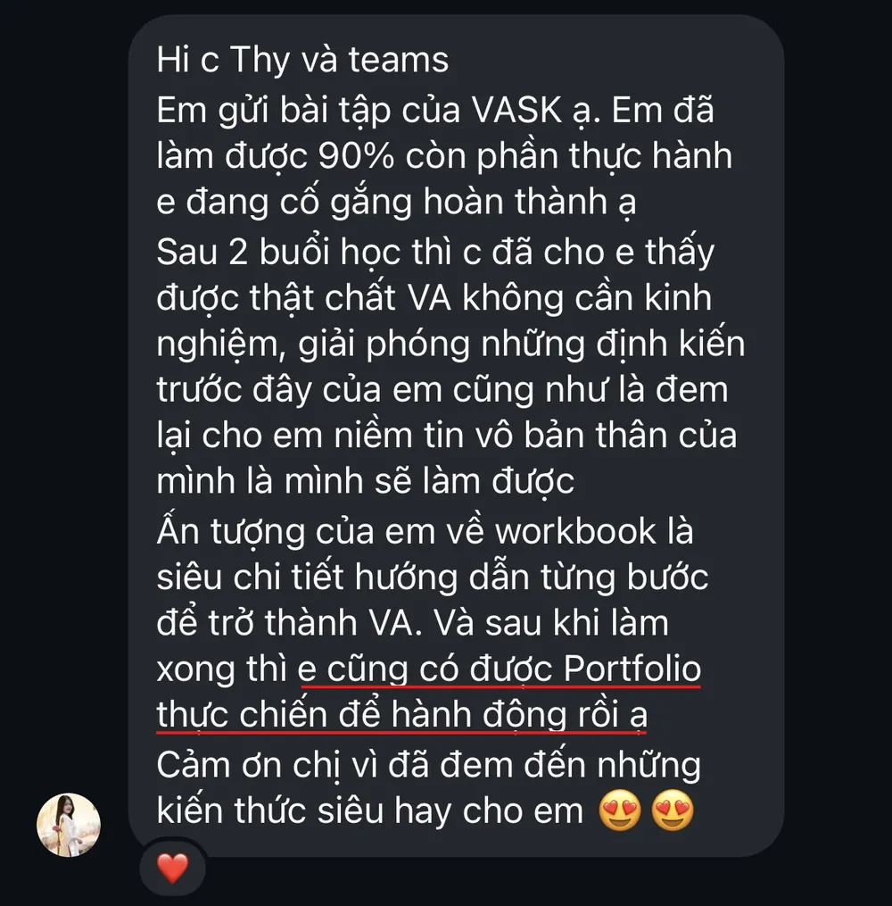 Phản hồi học viên Phương Nhi